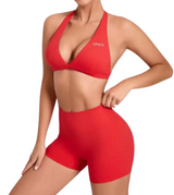 Seamless Backless Top Red | Upwr