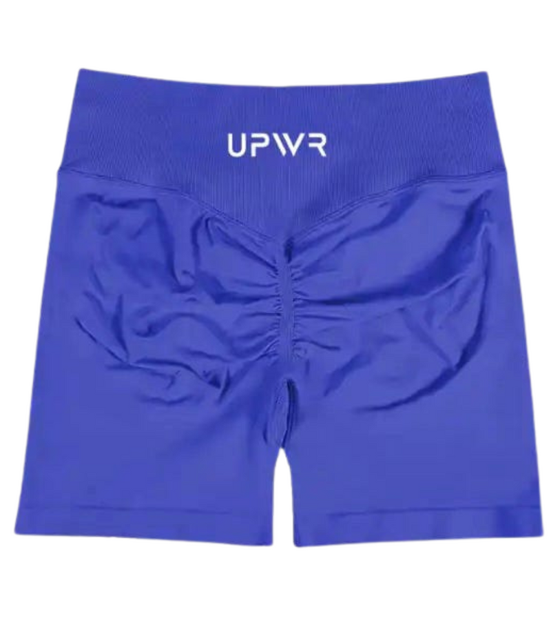 Scrunch Shorts Dark Blue | UPWR