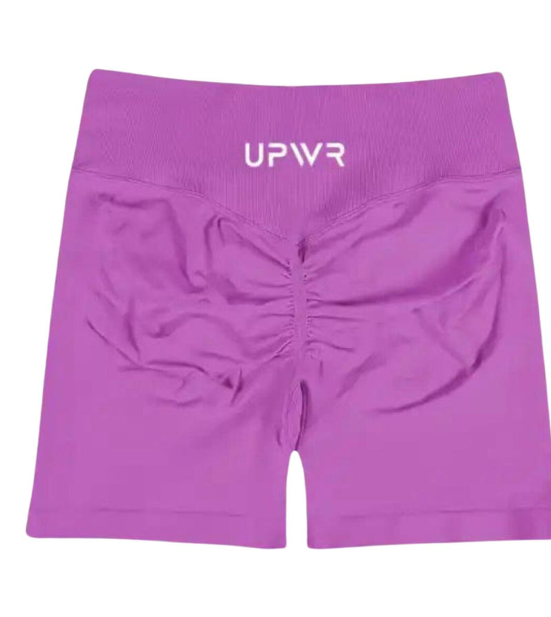 Scrunch Shorts Dark Purple | UPWR