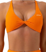 Twisted Sports Bra orange | Upwr