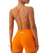 Twisted Sports Bra orange | Upwr
