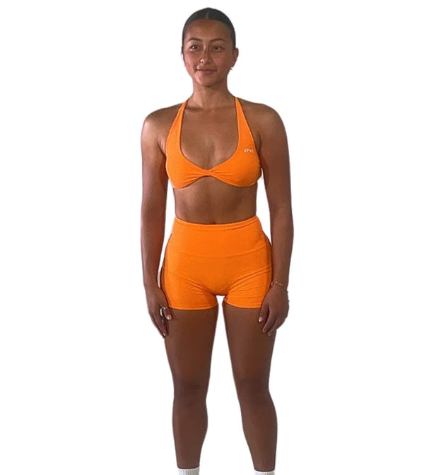 Twisted Sports Bra orange | Upwr