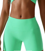 Seamless Shorts Apple Green| Upwr
