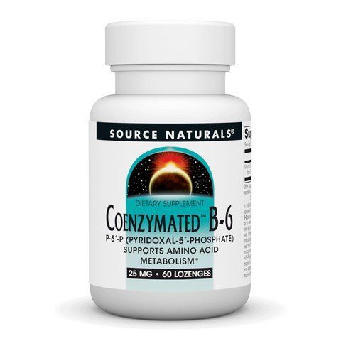 Coenzymated&trade; Vitamin B-6 25 mg - 60 lozenges 2023-10-6159 фото