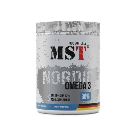 MST Nordic Fish Oil + Вітамін E 300 caps UP262 фото