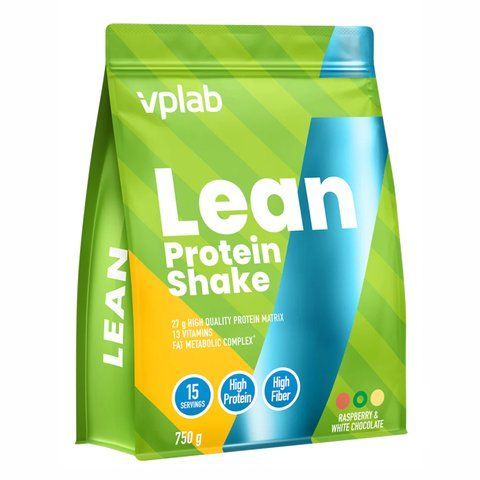 Vplab Lean Protein Shake &mdash; 750 г, Малина-білий шоколад 2022-10-0515 фото