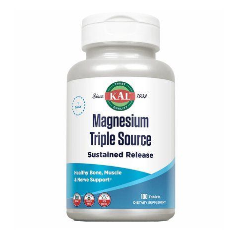 Magnesium Sustained Release Triple Source 500mg - 100 tabs 2022-10-0999 фото