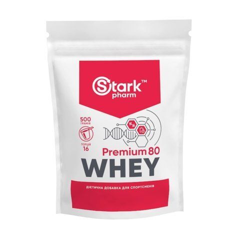 Whey 80 Premium - 500g Strawberry 2023-10-4199 фото
