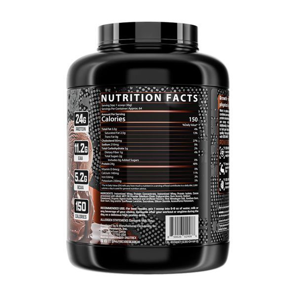 Nutrex 100% Whey Protein &mdash; 2 265 г, Шоколад 2022-09-9931 фото