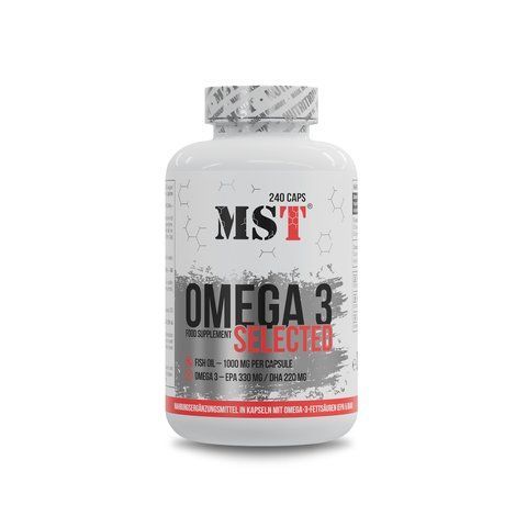 MST Omega 3 Selected 55% EPA 330 DHA 220 | 240 капсул UP165 фото