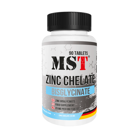 MST Zinc Chelate Bisglycinate Цинк хелат Бісгліцинат 90 таблеток UP315 фото