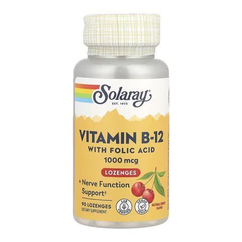 Vitamin B-12 1000mcg - 90 lozenges 2023-10-6741 фото