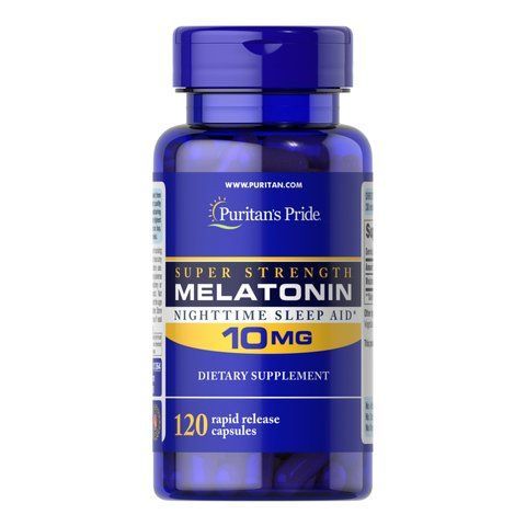 Melatonin 10mg - 120tabs 100-33-3088830-20 фото