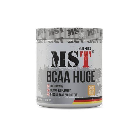 MST BCAA Huge | 2 грами BCAA в однiй таблетцi | 200 таблеток UP417 фото