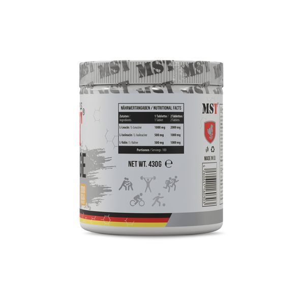 MST BCAA Huge | 2 грами BCAA в однiй таблетцi | 200 таблеток UP417 фото