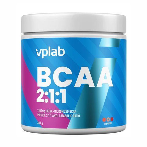 VPLab BCAA 2-1-1 &mdash; 300 г, Малина 2022-10-0520 фото