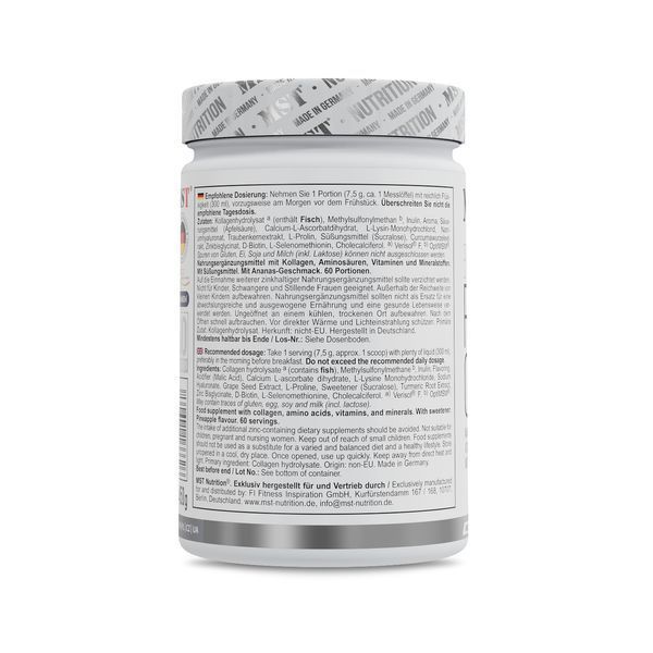 MST Beauty Fish Collagen Verisol + OptiMSM 450 g Pineapple UP069 фото