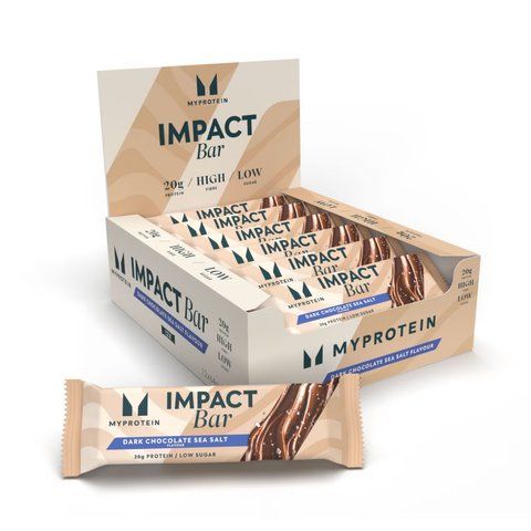 Impact Bar - 12x64g Dark Chocolate Sea Salt 100-33-2285326-20 фото