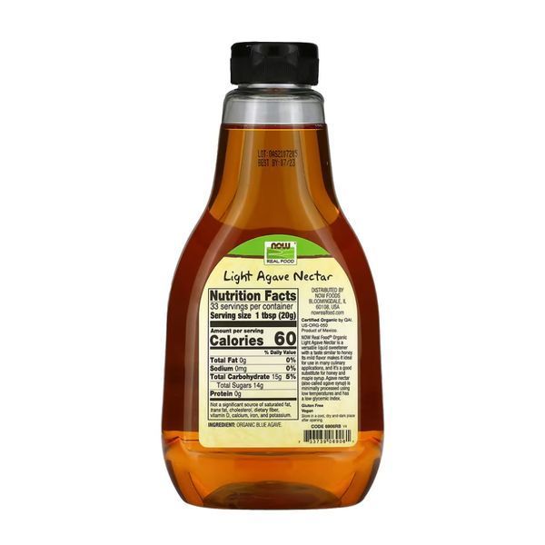 NOW Foods Agave Nectar Light & Organic &mdash; 660 г 2023-10-5254 фото
