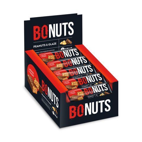 Monsters Bonuts &mdash; коробка: 30 батончиків &times; 30 г 2022-09-0392 фото