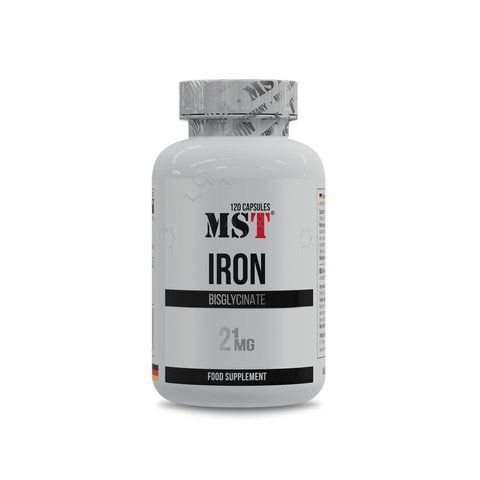 MST Iron Chelate 21 mg + Vitamin C 120 caps UP172 фото