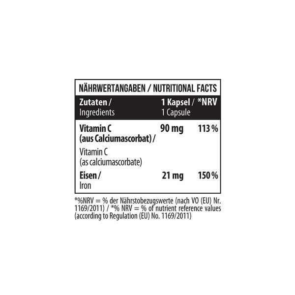 MST Iron Chelate 21 mg + Vitamin C 120 caps UP172 фото