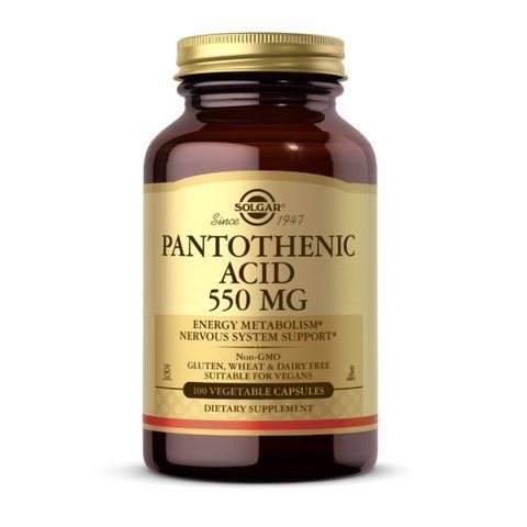Pantothenic Acid 550mg - 100 капсул 2023-10-3674 фото
