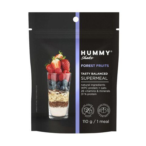 Hummy Shake Tasty Balanced Supermeal - 110g Forest Fruits 2023-10-3288 фото