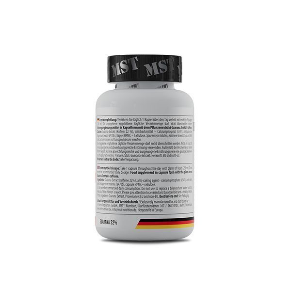 MST Guarana 22% 120 caps UP476 фото