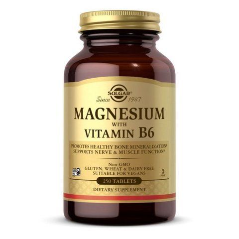 Magnesium with Vitamin B6 - 250 tabs 2023-10-3676 фото