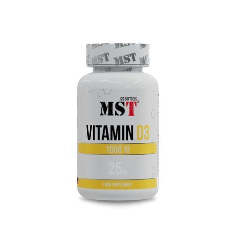 MST Vitamin D3 1000 IU 120 softgels UP228 фото