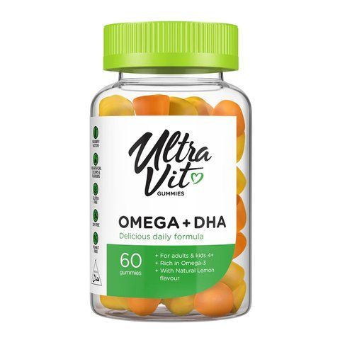 Omega 3 + DHA 60 gummies 2023-10-4255 фото