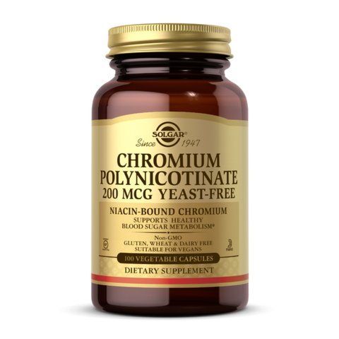 Chromium Polynicotinate 200mcg YeastFree - 100 vcaps 2023-10-4114 фото