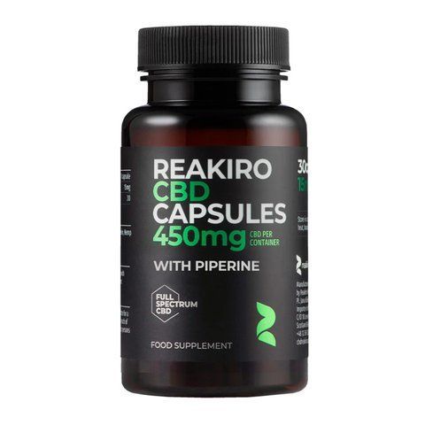 CBD Isolate Vegan Capsules with Piperine 450mg - 30 caps 2023-10-6022 фото