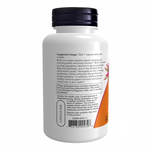BIOTIN 10mg (10,000mcg) - 120 vcaps 2022-10-0007 фото