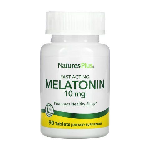 Nature's Plus Fast Acting Melatonin 10 мг - 90 таблеток 2023-10-2377 фото