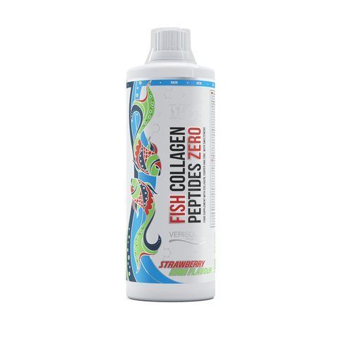 MST Fish Collagen Peptides Zero Verisol + Biotin 1000 ml Strawberry-Kiwi UP482 фото