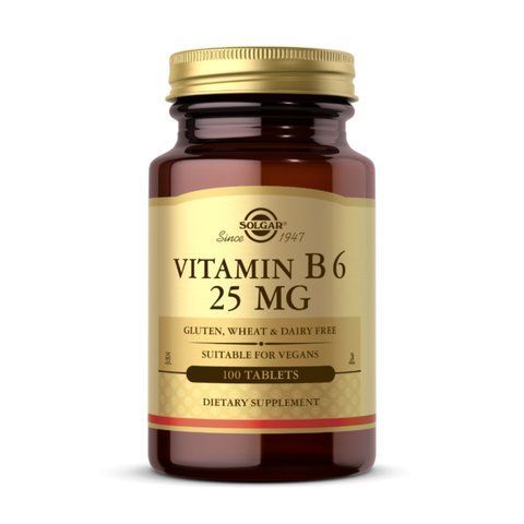 Vitamin B6 25mg - 100 tabs 2023-10-3681 фото