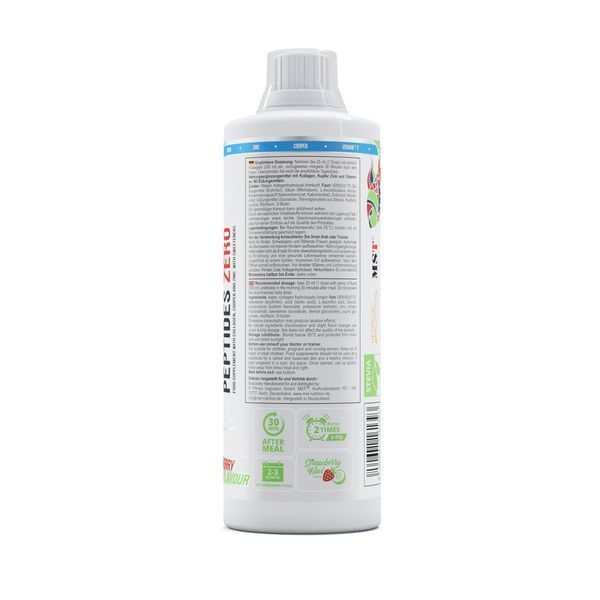 MST Fish Collagen Peptides Zero Verisol + Biotin 1000 ml Strawberry-Kiwi UP482 фото