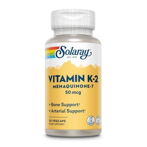 Solaray Vitamin K-2 Mk-7 &mdash; 30 капсул 2023-10-2435 фото