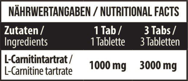 MST L-Carnitine 1000 mg Жироспалювач Карнітін 90 таблеток UP384 фото