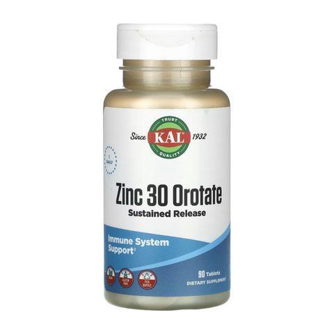 Zinc 30 Orotate Sustained Release - 90 tabs 2023-10-3416 фото