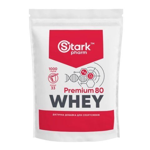 Stark Whey 80 - 1000g Bubble gum Orange 2023-10-7454 фото