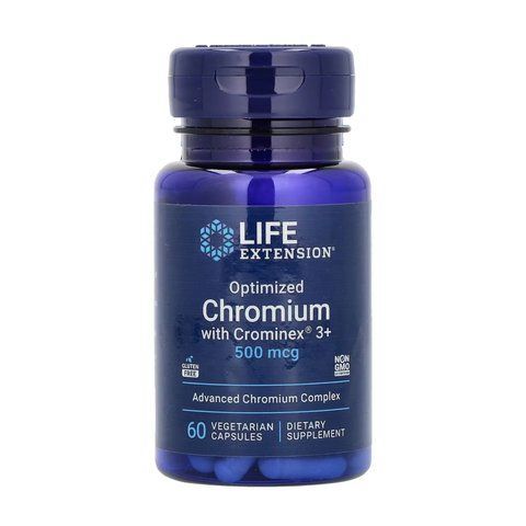 Optimized Chromium with Crominex&reg; 3+ 500 mcg - 60 vcaps 2023-10-3216 фото