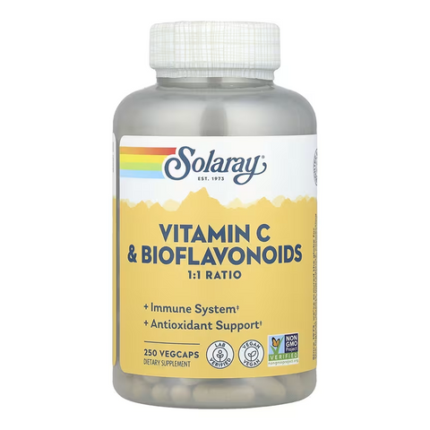 Vitamin C & Bioflavonoids 1:1 500mg - 250 vcaps (До 09.26) 2023-10-7771 фото
