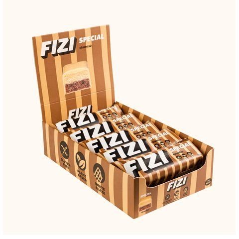 FIZI Box &mdash; коробка: 10 батончиків &times; 45 г, Тірамісу 2023-10-3738 фото