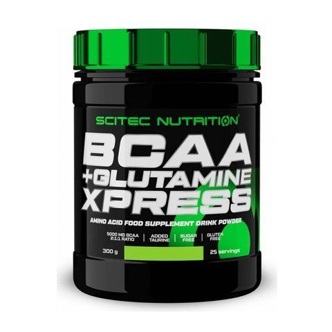Scitec Nutrition BCAA + Glutamine Xpress &mdash; 300 г, лайм 2023-10-6631 фото