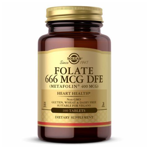 Folate 400 mcg (as Metafolin) - 100 Tabs 2022-10-0753 фото
