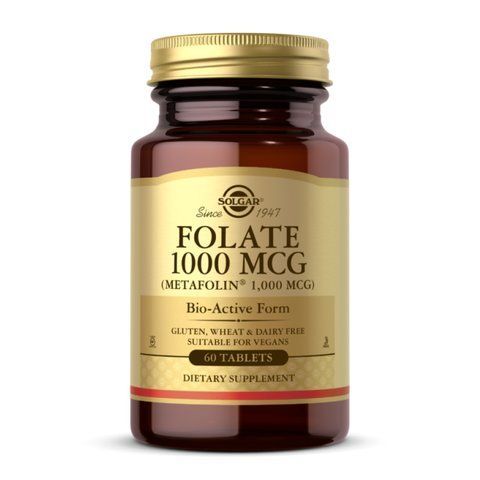 Folate 1000mcg (Metafolin&reg; 1,000 mcg) - 60 tabs 2023-10-4151 фото
