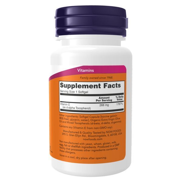 E-400 Mixed Tocopherols - 100 sgels 2022-10-0668 фото